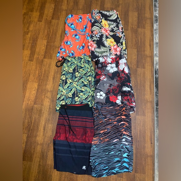Tropical Swim Trunks